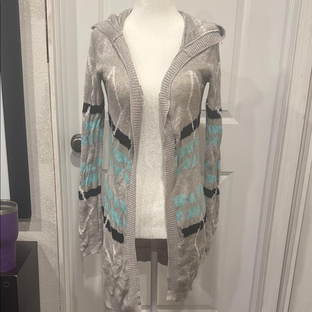 Vanity Gray Knit Cardigan